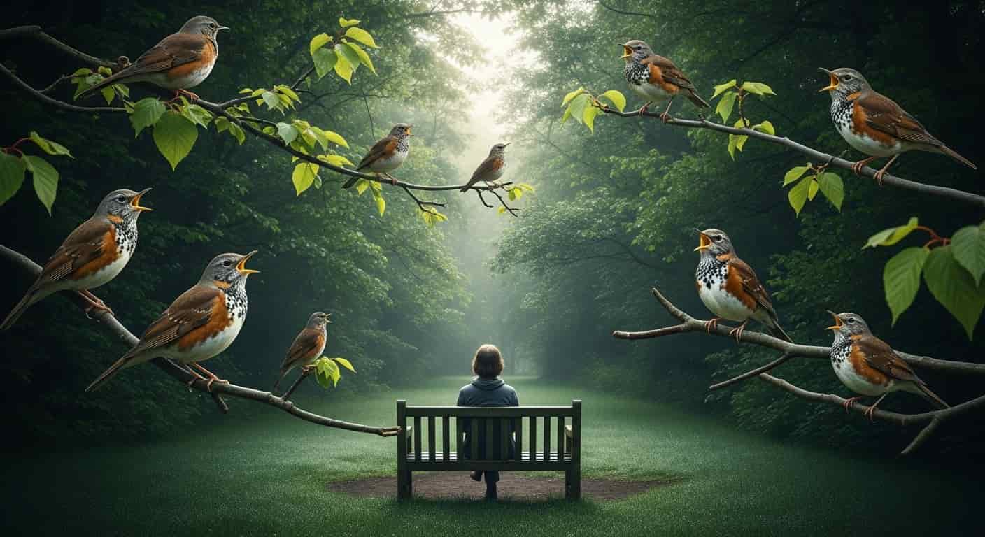 Ptačí zpěv: Skrytý klíč k uklidnění mysli v každodenním shonu