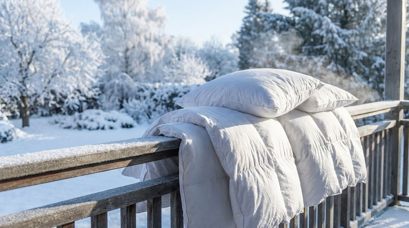 Babičky to dělaly celou zimu a měly pravdu. Jednoduchý trik s mrazem, který vyčistí postel lépe než vysavač