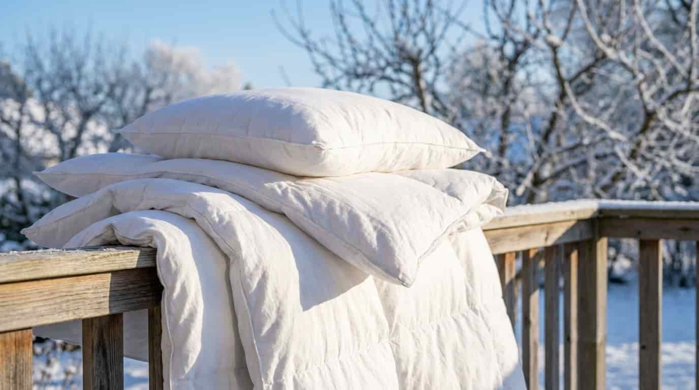 Body image for Babičky to dělaly celou zimu a měly pravdu. Jednoduchý trik s mrazem, který vyčistí postel lépe než vysavač