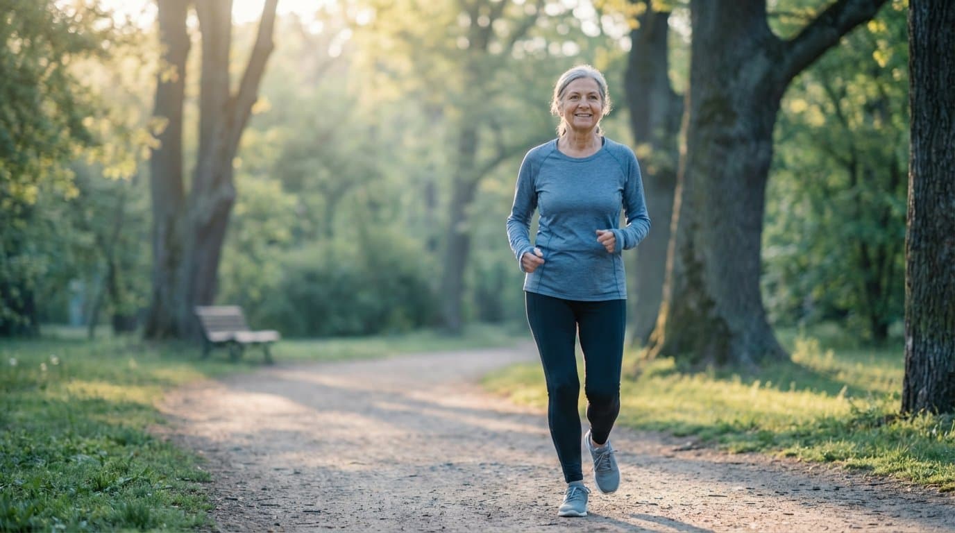 Běhat bez zadýchání a bolesti kolen je možné v každém věku. Trik dávných lovců, který lékaři doporučují místo prášků