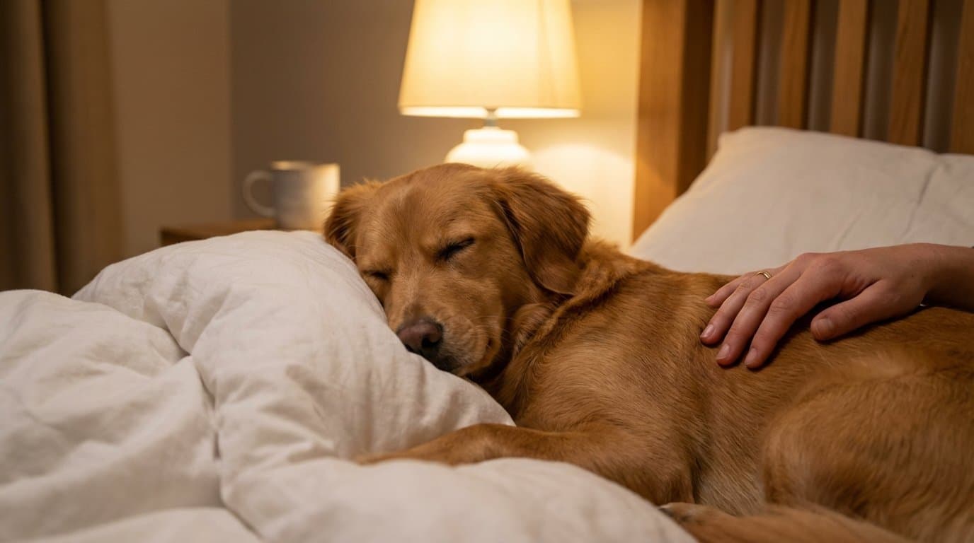 Celý život nám tvrdili, že pes do postele nepatří. Dnes už víme, že nás připravovali o nejklidnější noci života