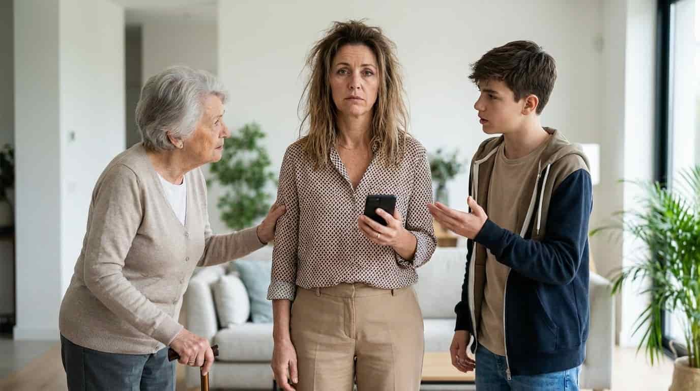 Cítíte se jako v lisu mezi dětmi a rodiči? Tento nenápadný syndrom vás může zničit dřív, než si to stačíte uvědomit