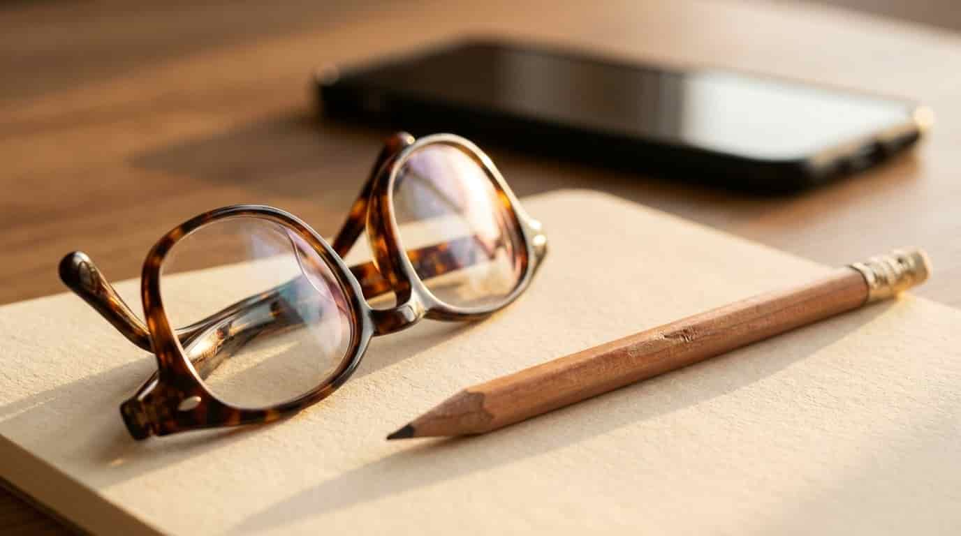 Body image for Dnes večer si vezměte brýle a tužku. Trik relaxace, který změní váš pohled na všechno