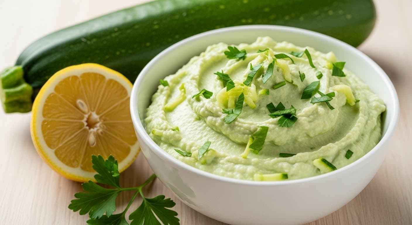 Energie a vitalita na talíři: Proteinová cuketová pomazánka s tvarohem – hotová za pár minut!