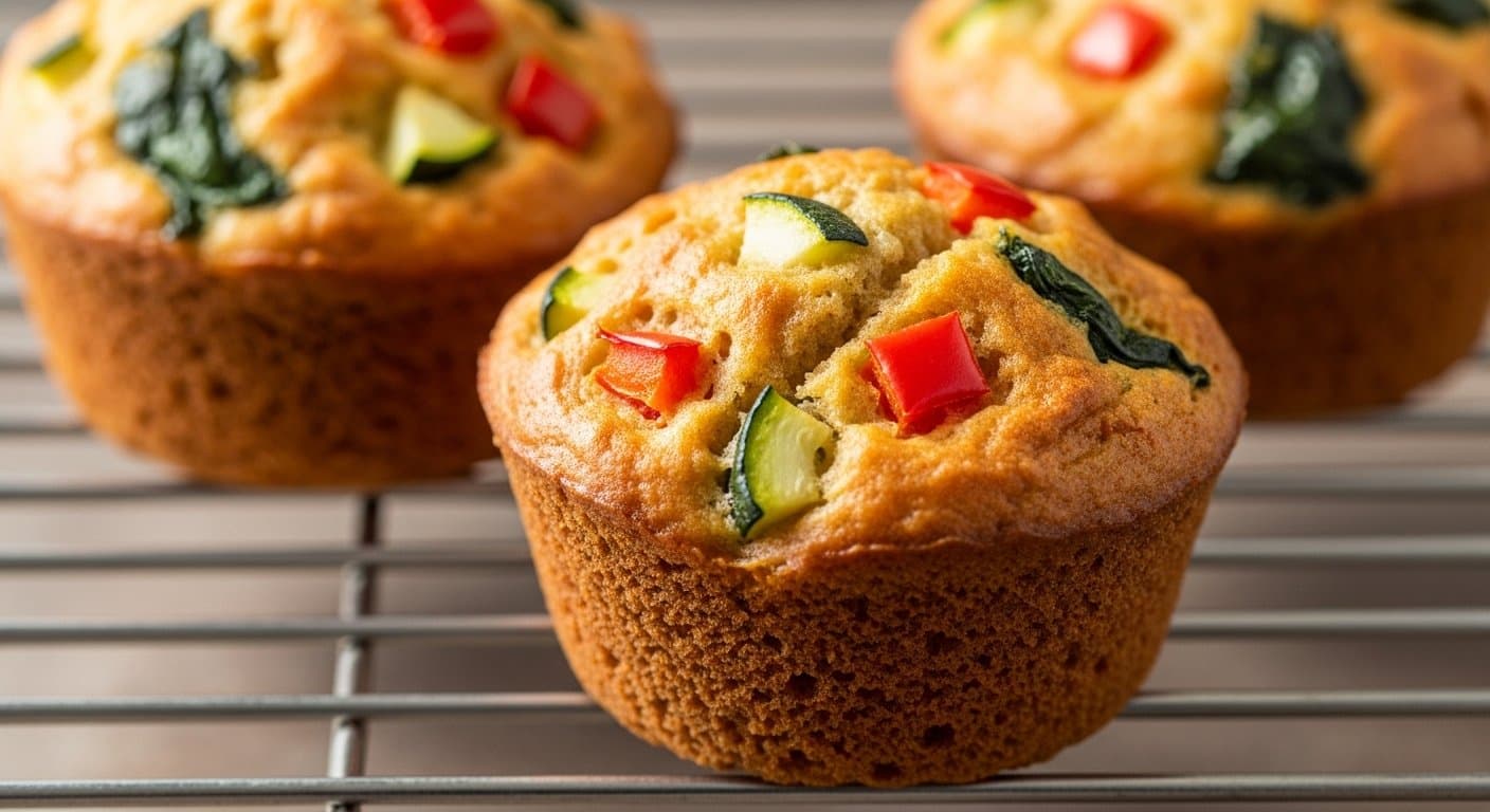 Fitness snídaně i svačina: Proteinové muffiny plné zeleniny – energie do kapsy!