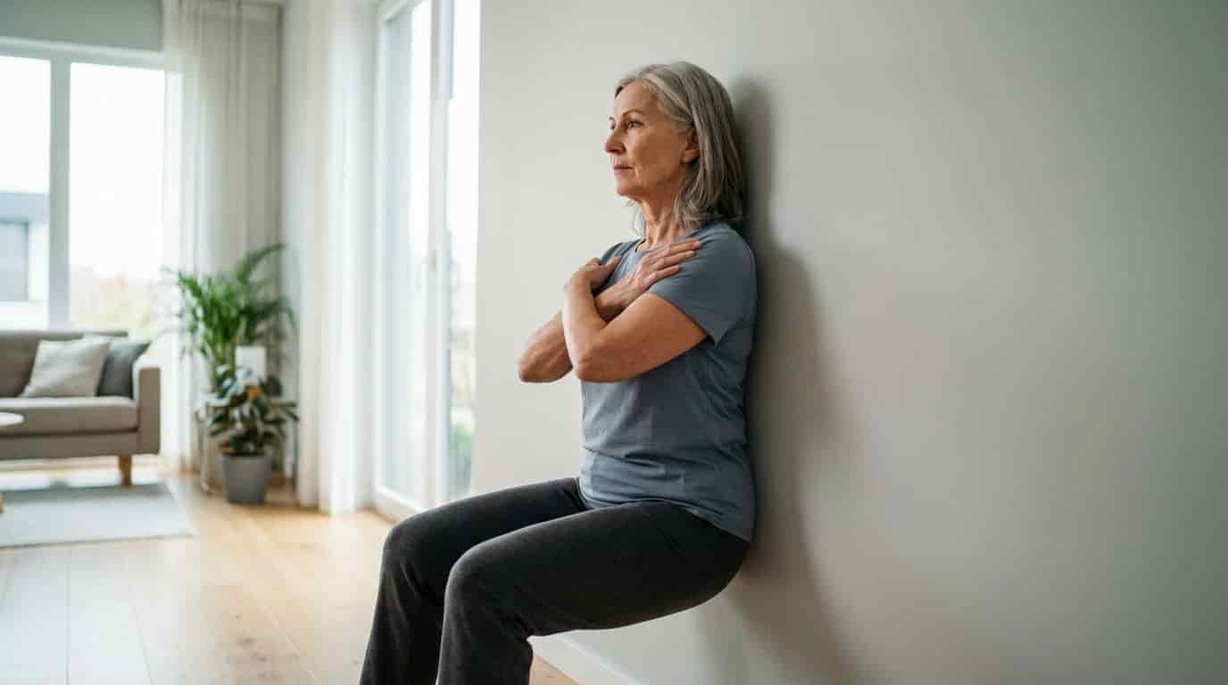 Hýbat se u toho vůbec nemusíte. Tento statický trik zachraňuje kolena tisícům seniorů