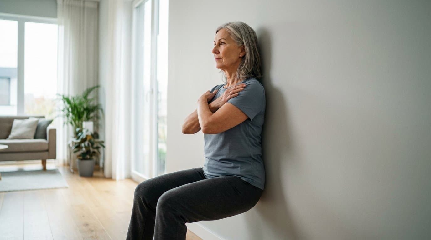 Hýbat se u toho vůbec nemusíte. Tento statický trik zachraňuje kolena tisícům seniorů