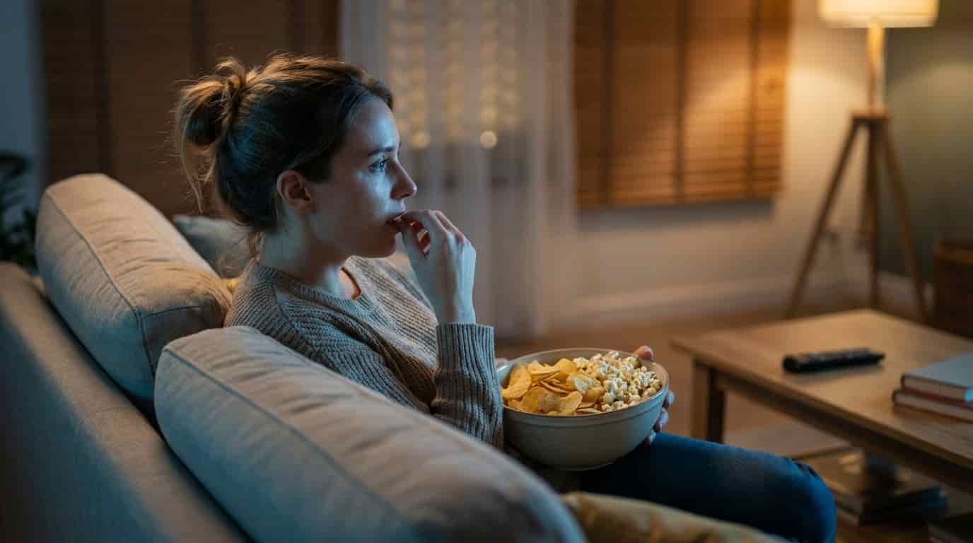 Každý večer si ho pouštíme do obýváku a tloustneme. Zvyk, který nenápadně ničí metabolismus, aniž byste se pohli