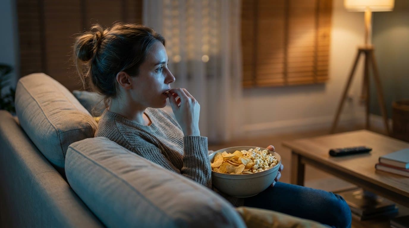 Každý večer si ho pouštíme do obýváku a tloustneme. Zvyk, který nenápadně ničí metabolismus, aniž byste se pohli