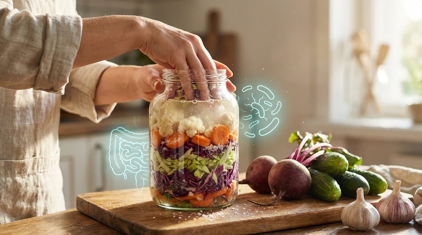 Když jsem začala kvašit zeleninu doma, moje střeva se probudila k životu. Proč byste to měli zkusit i vy po čtyřicítce