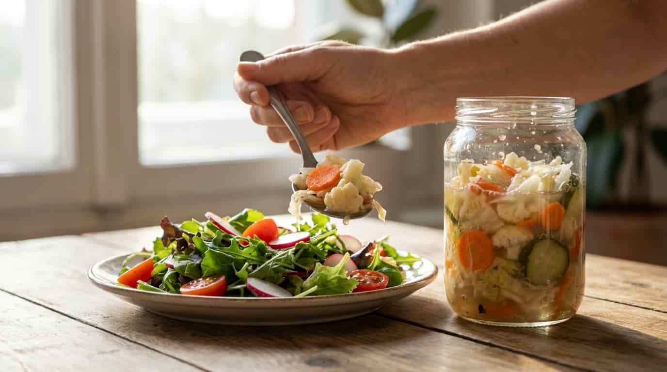 Body image for Když jsem začala kvašit zeleninu doma, moje střeva se probudila k životu. Proč byste to měli zkusit i vy po čtyřicítce