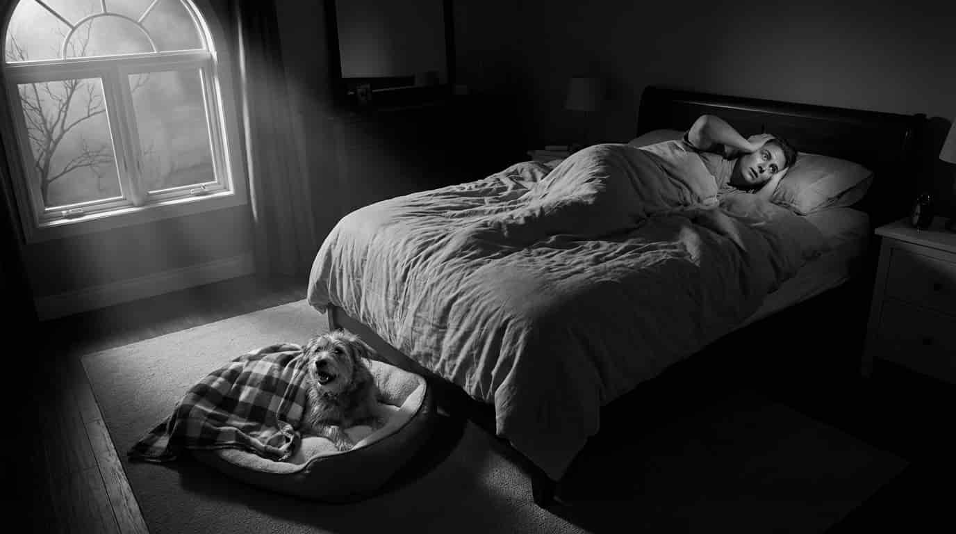 Když pes brečí v noci, spánek je pryč. Jak si to vyřešit jednoduše a navždy