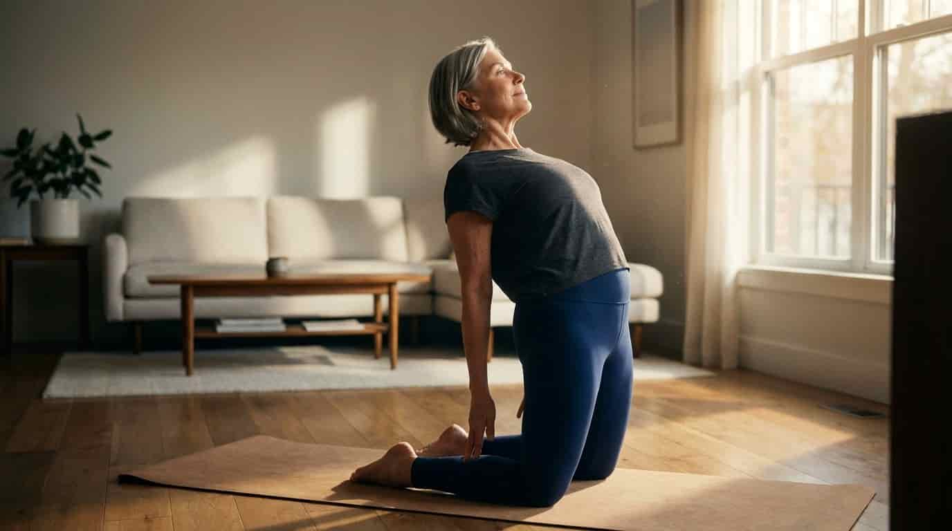 Klenot mezi cviky z dalekých Himalájí. Tajemství vitality, o kterém nikdo nemluví, a přitom ho zvládnete v obýváku