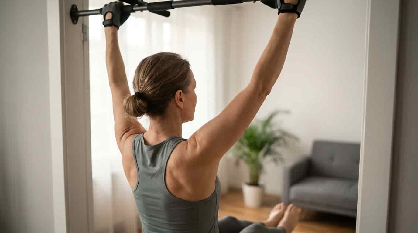 Body image for Lékaři nad tím kroutili hlavou, ale úleva přišla okamžitě. Obyčejný vis na hrazdě dokáže s páteří divy, o kterých se nemluví