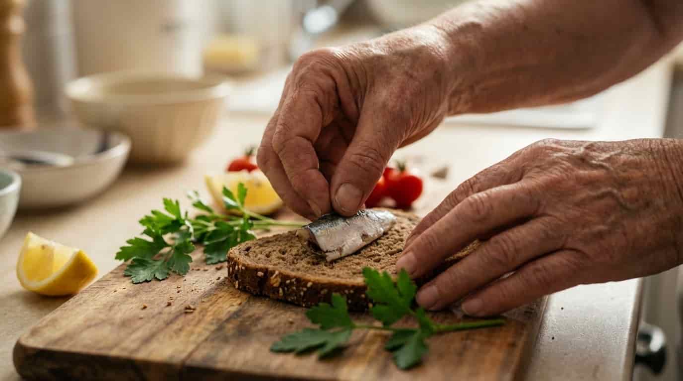 Body image for Levná ryba v konzervě, kterou v obchodě často míjíme. Pro metabolismus po šedesátce je však cennější než drahé doplňky stravy