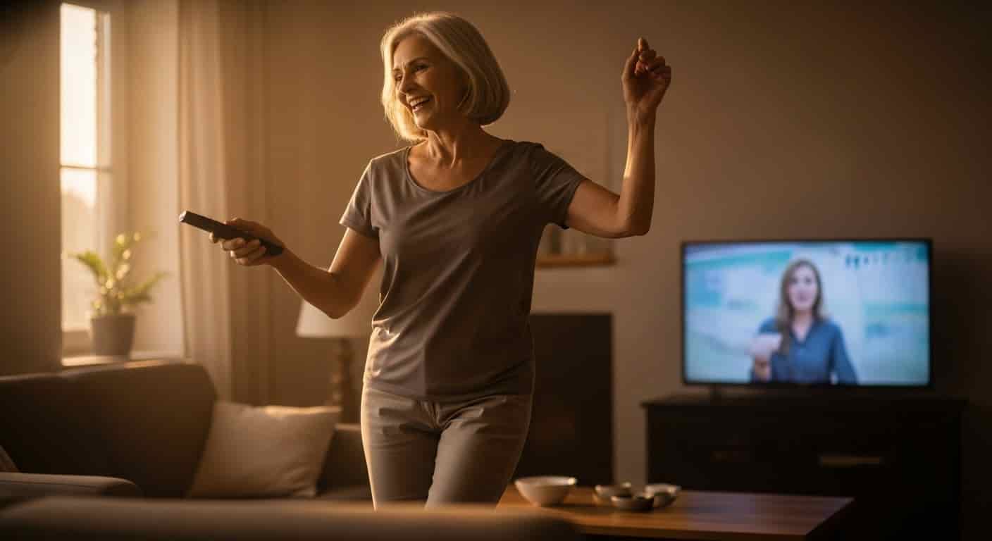 Minutový tanec s ovladačem: Jak jsem po padesátce objevila hubnutí bez velké námahy