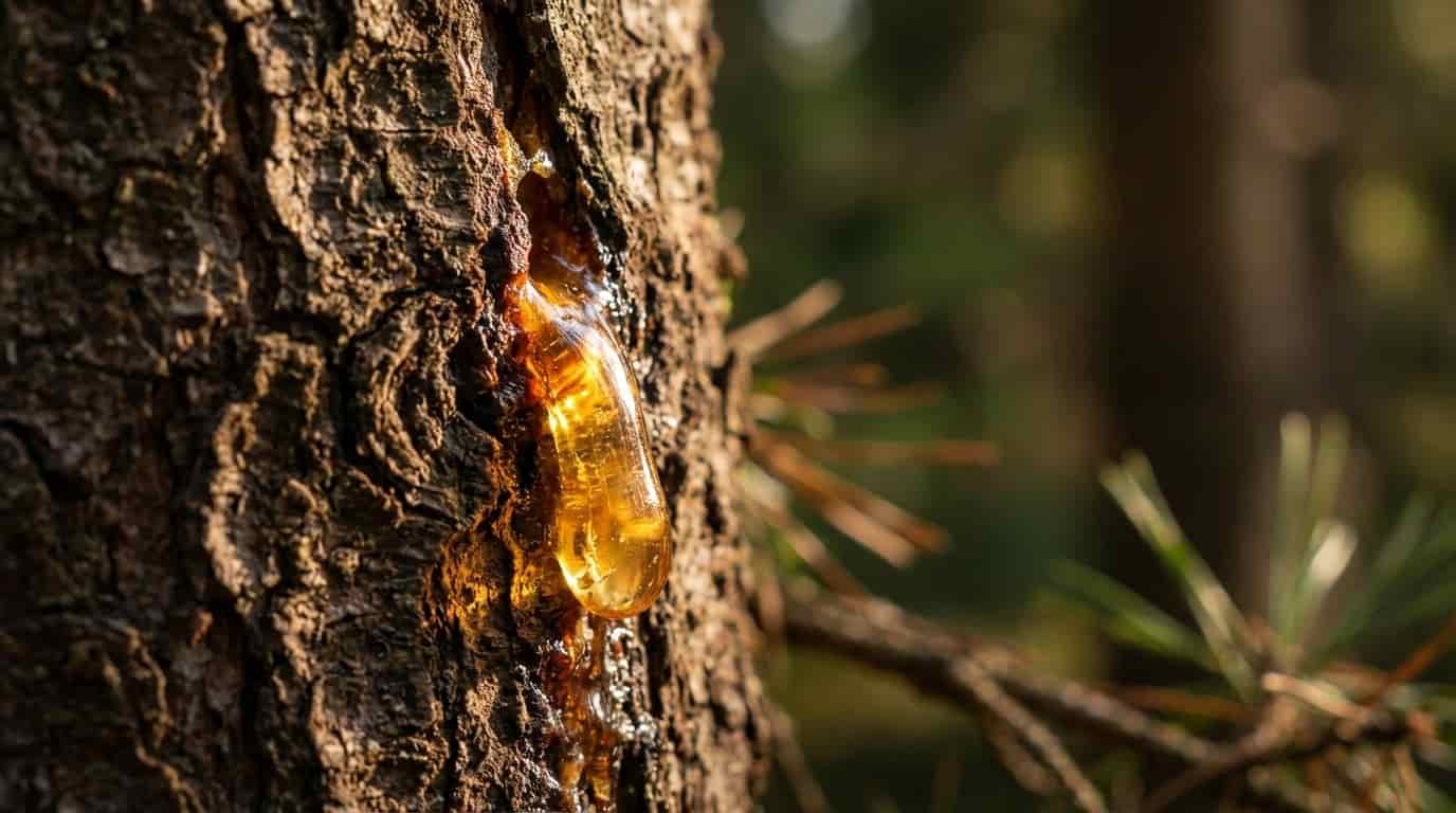 Body image for Místo v lékárně ji najdete na kůře stromů pár metrů od domu. Tato zlatavá hmota je nejsilnější přírodní dezinfekcí, kterou můžete mít v domácí lékárničce