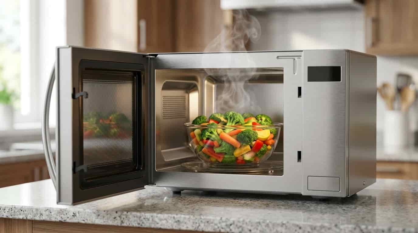 Mýtus, který nás straší už léta. Proč je jídlo z mikrovlnky ve skutečnosti zdravější, než to z hrnce