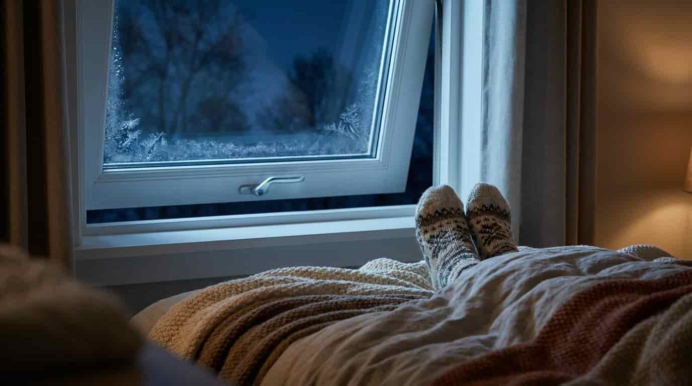 Nechat v noci otevřenou ventilačku, i když mrzne? Odpověď odborníků vás možná donutí okamžitě vstát z postele