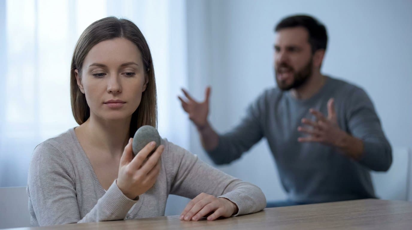 Nejúčinnější obrana proti hádkám, o které se nemluví. Stačí se proměnit v obyčejný kámen a máte klid