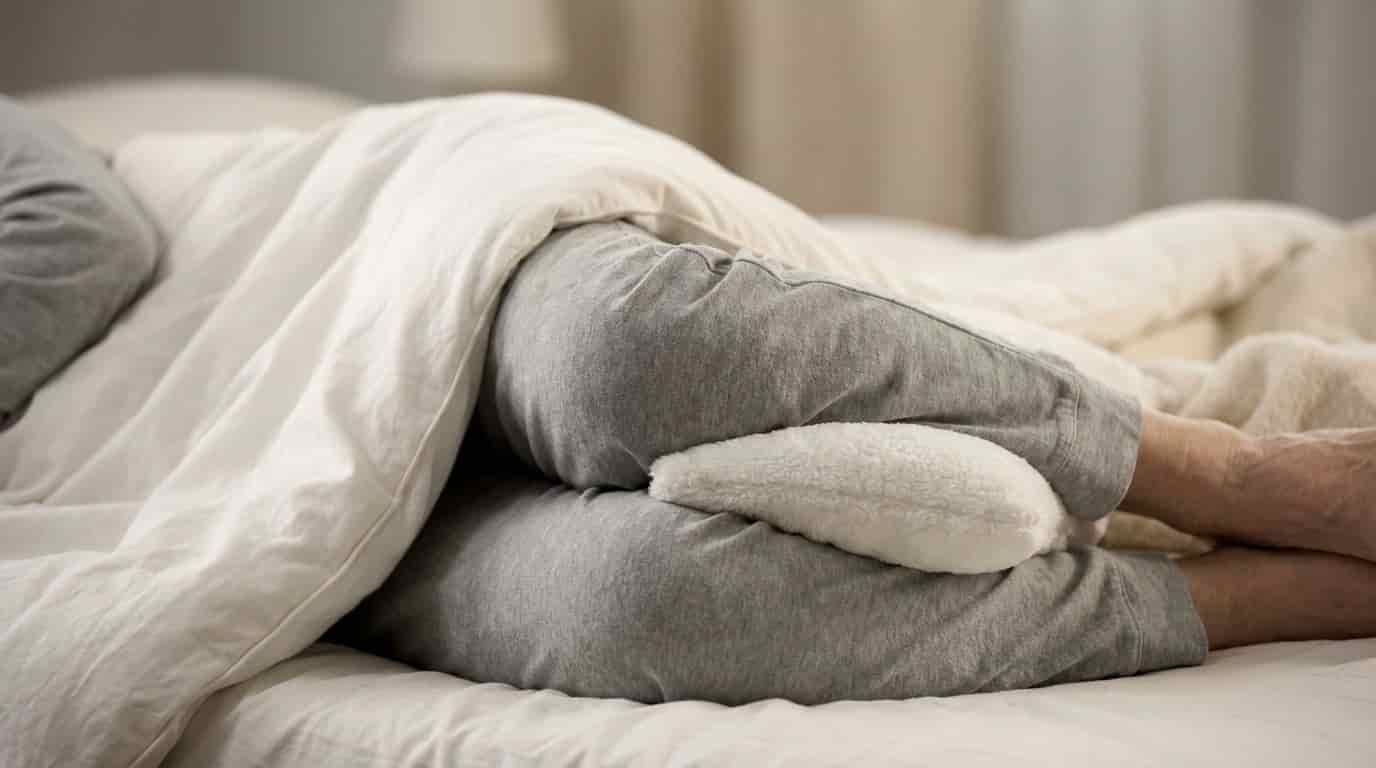 Body image for Není to matrací ani stářím. Ranní bolest kyčlí často zmizí, když do postele přidáte tuto obyčejnou věc