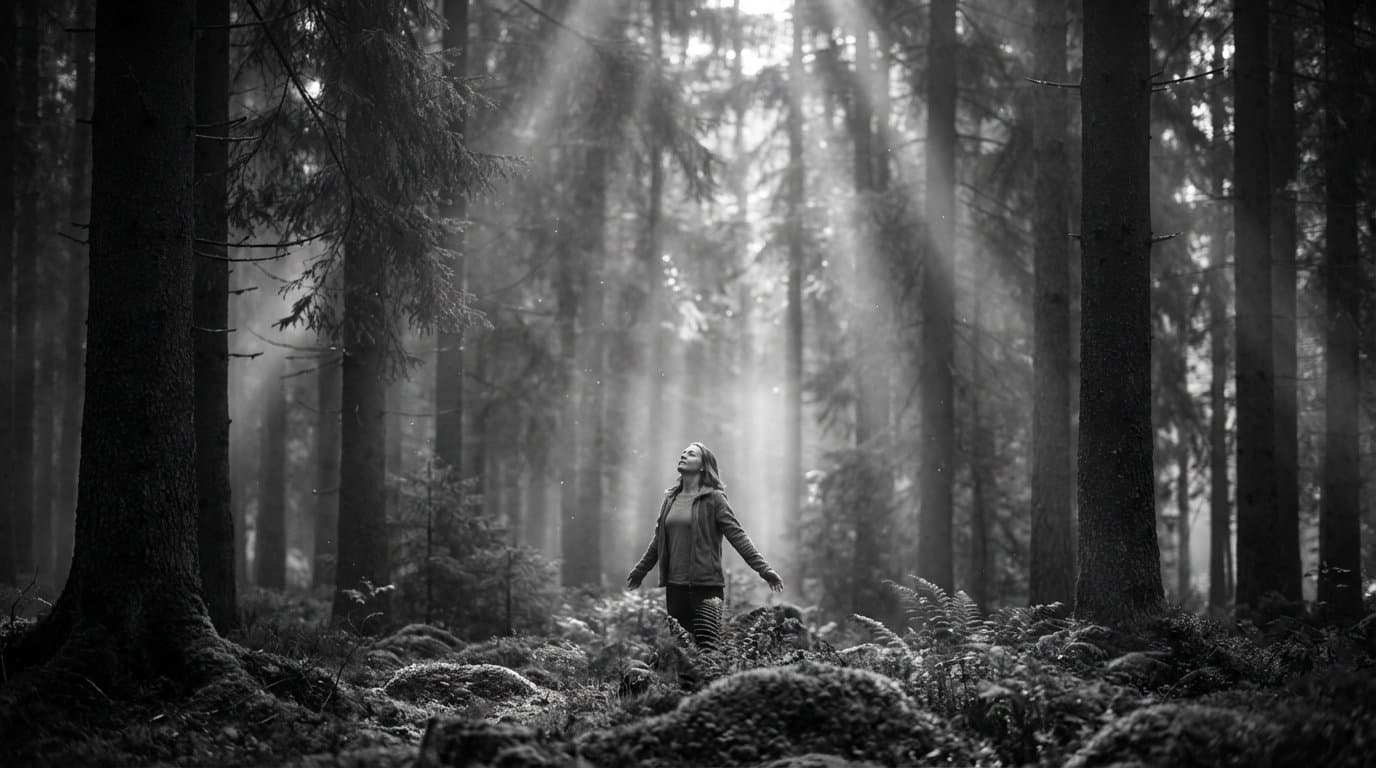 Neviditelná sprcha, kterou v lese dáváte svým plicím. Stačí hodina a krevní obraz se změní k nepoznání