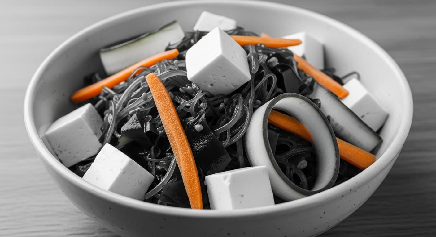 Objevte japonskou vitalitu doma: Miso salát s tofu a moředskými řasami, který posílí vaše tělo za pár korun