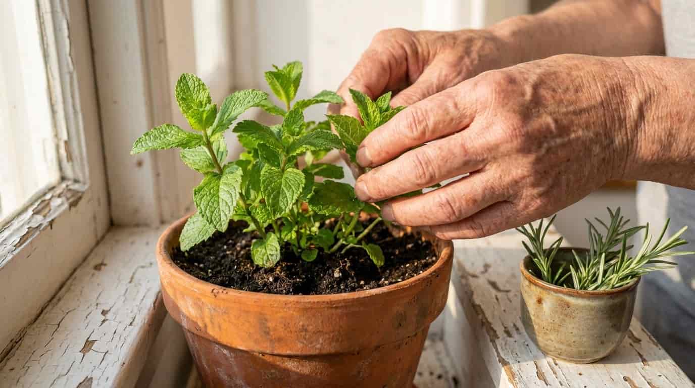 Obyčejný květináč s bylinkami, který znali naši prarodiče. Dnes by z jeho síly proti úzkosti psychologové omdleli
