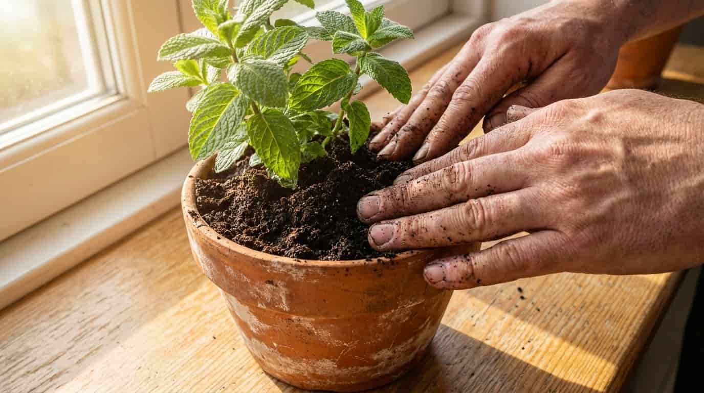 Body image for Obyčejný květináč s bylinkami, který znali naši prarodiče. Dnes by z jeho síly proti úzkosti psychologové omdleli