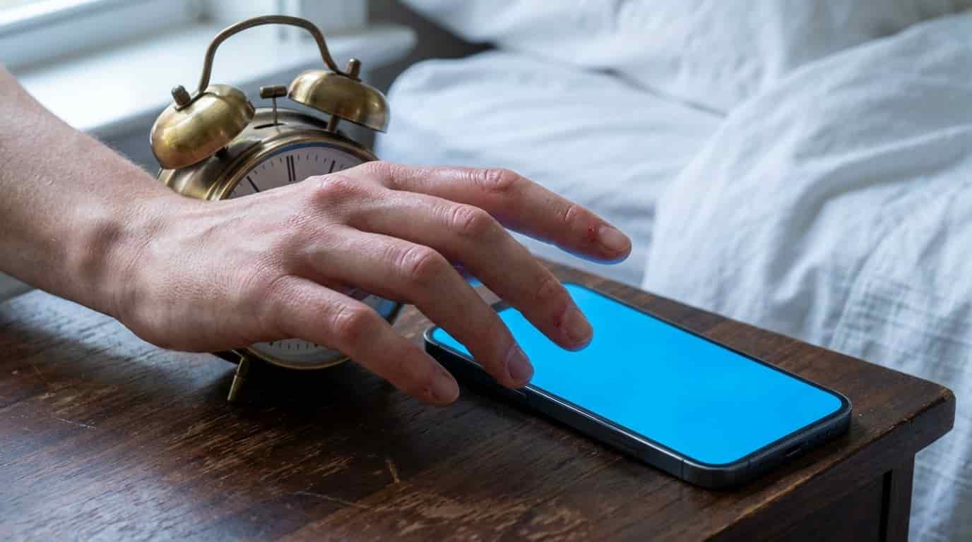 Body image for Obyčejný předmět, který jsme dříve měli všichni u postele. Dnes jeho návrat do ložnice mění uspěchaná rána k nepoznání