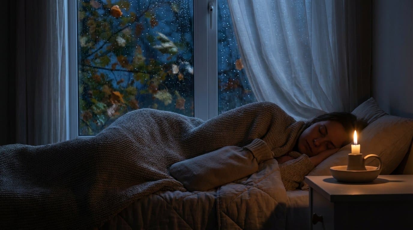 Podzimní počasí a váš klidný spánek: Jak se s ním vypořádat pro lepší regeneraci