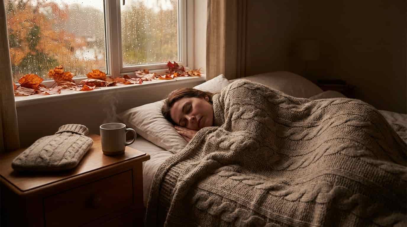Body image for Podzimní počasí a váš klidný spánek: Jak se s ním vypořádat pro lepší regeneraci