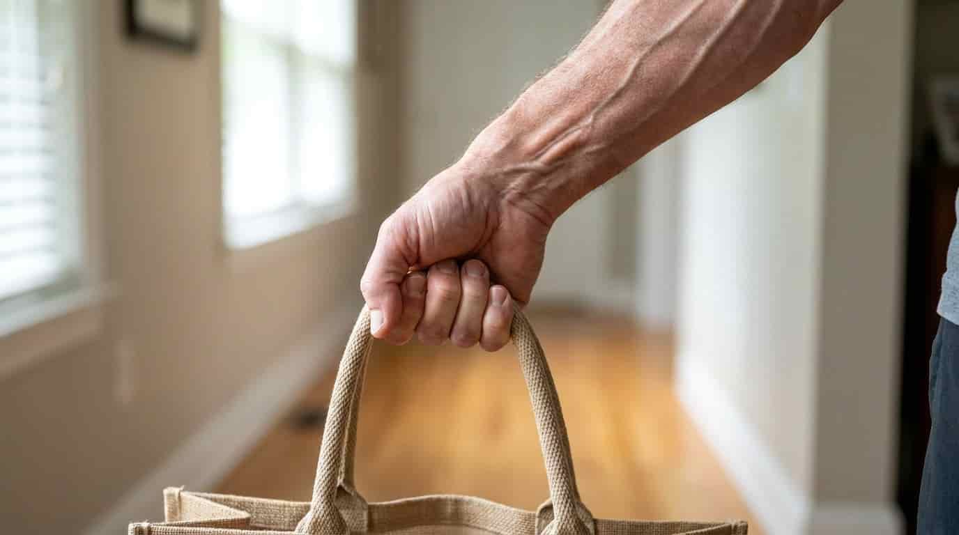 Body image for Proč nám tašky s nákupem padají z rukou? Tento jednoduchý pohyb vám vrátí sílu, kterou jste měli ve dvaceti