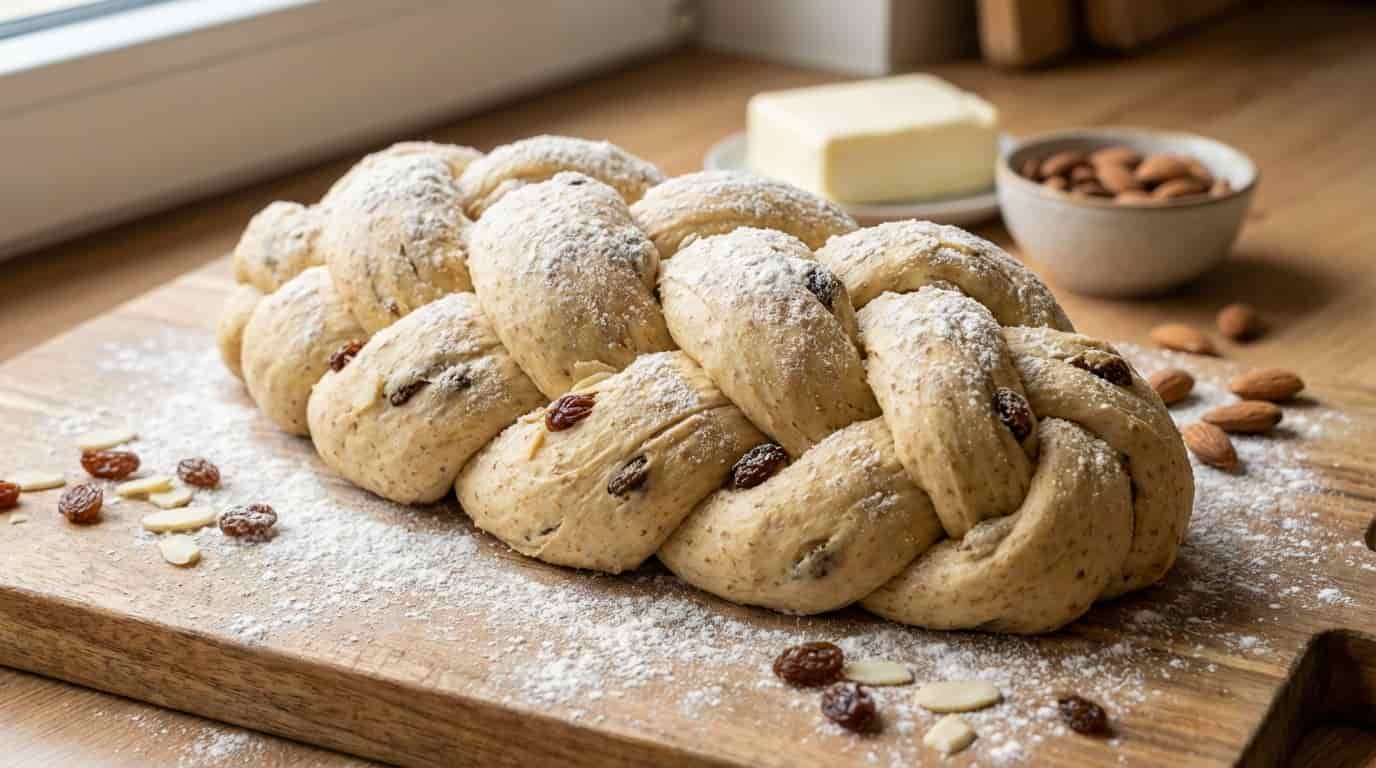 Body image for Recept, který stál babičku pár korun. Dnes by za tuto celozrnnou vánočku v bio kvalitě chtěli stovky