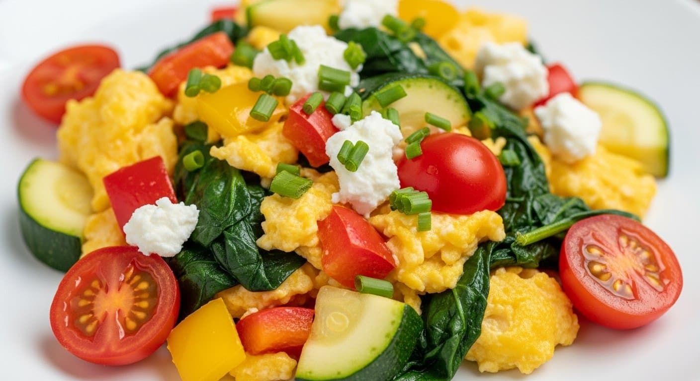 Rychlý start do dne i lehká večeře: Fitness zahradní smaženice pro vitalitu!