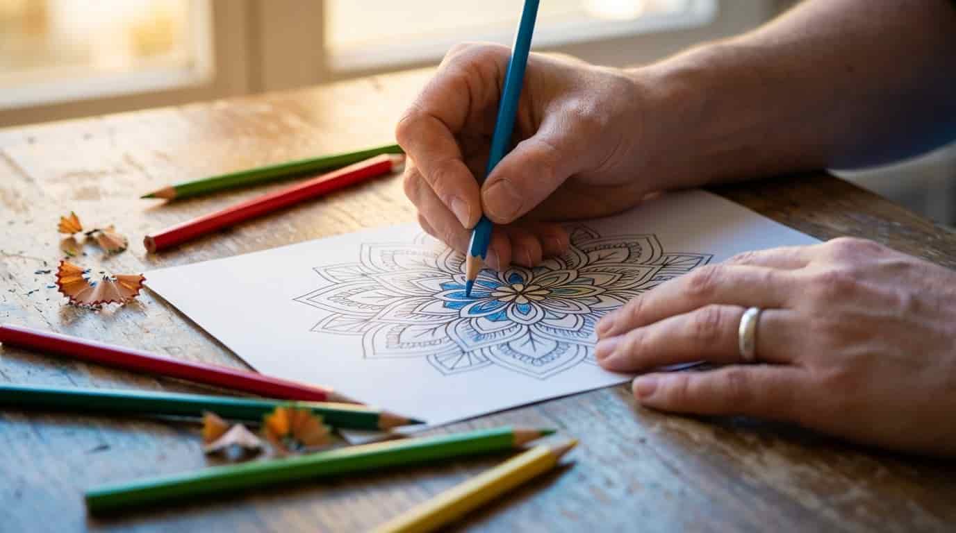 Stačilo vzít do ruky pastelky a úzkost zmizela. Tuto metodu by měl znát každý dospělý