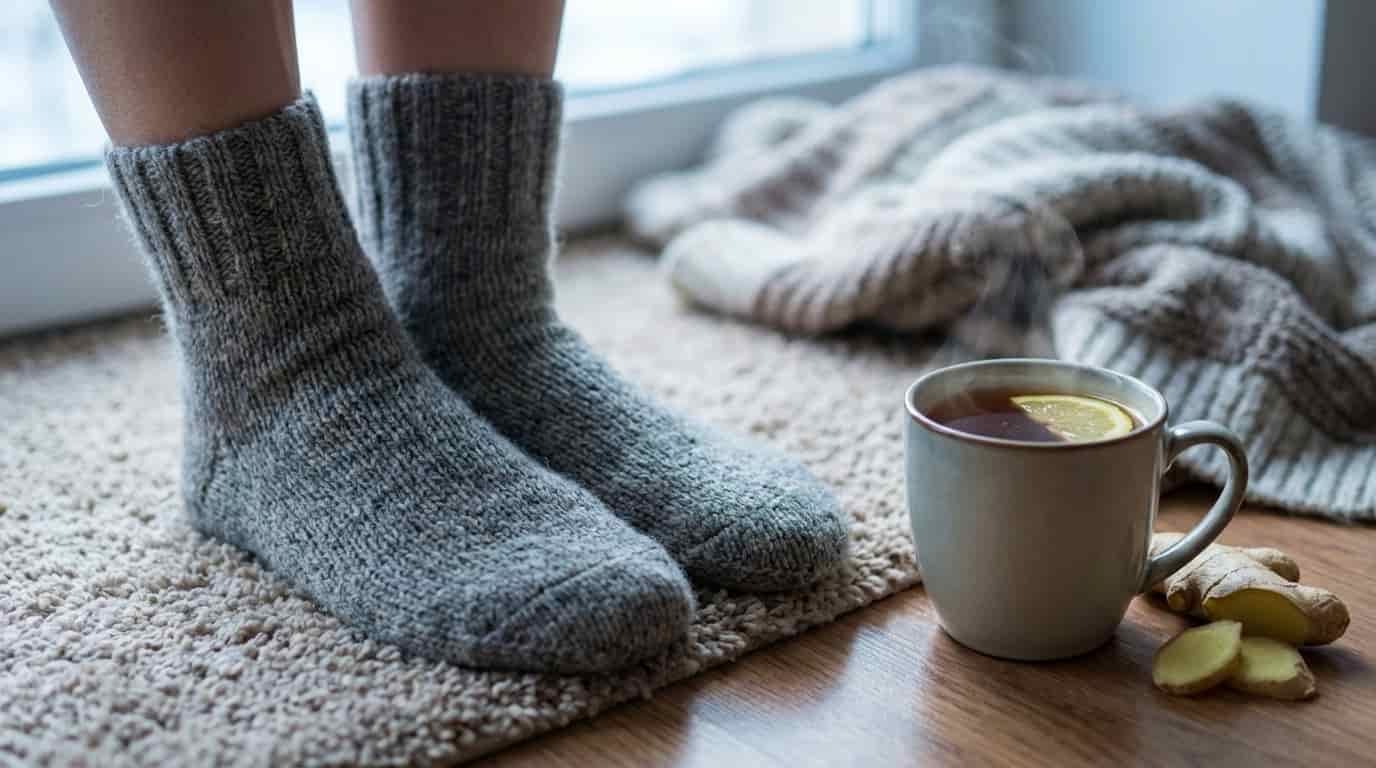 Studené nohy fungují jako dálkový ovladač pro rýmu. Kdo si je neohlídá, tomu nepomůže ani vitamín C