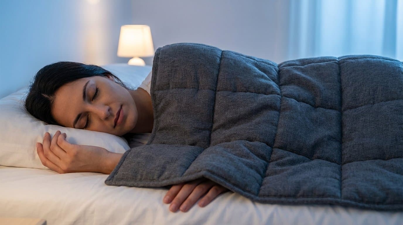 Tajemství hlubokého spánku se skrývá ve váze přikrývky. Obyčejná deka už vám nebude stačit