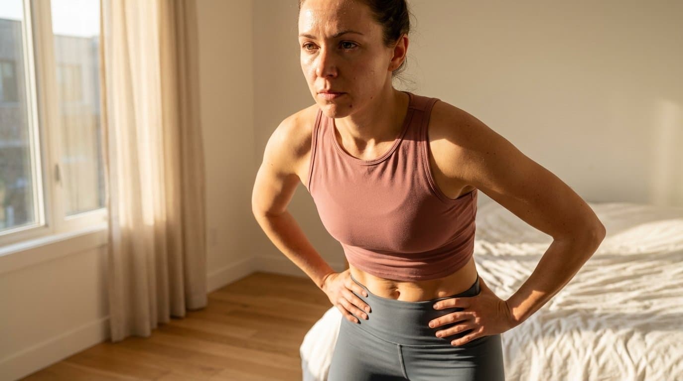 Tajemství útlého pasu, o kterém se ve fitness centrech mlčí. Tento neviditelný cvik vám zpevní střed těla lépe než tisíc sklapovaček