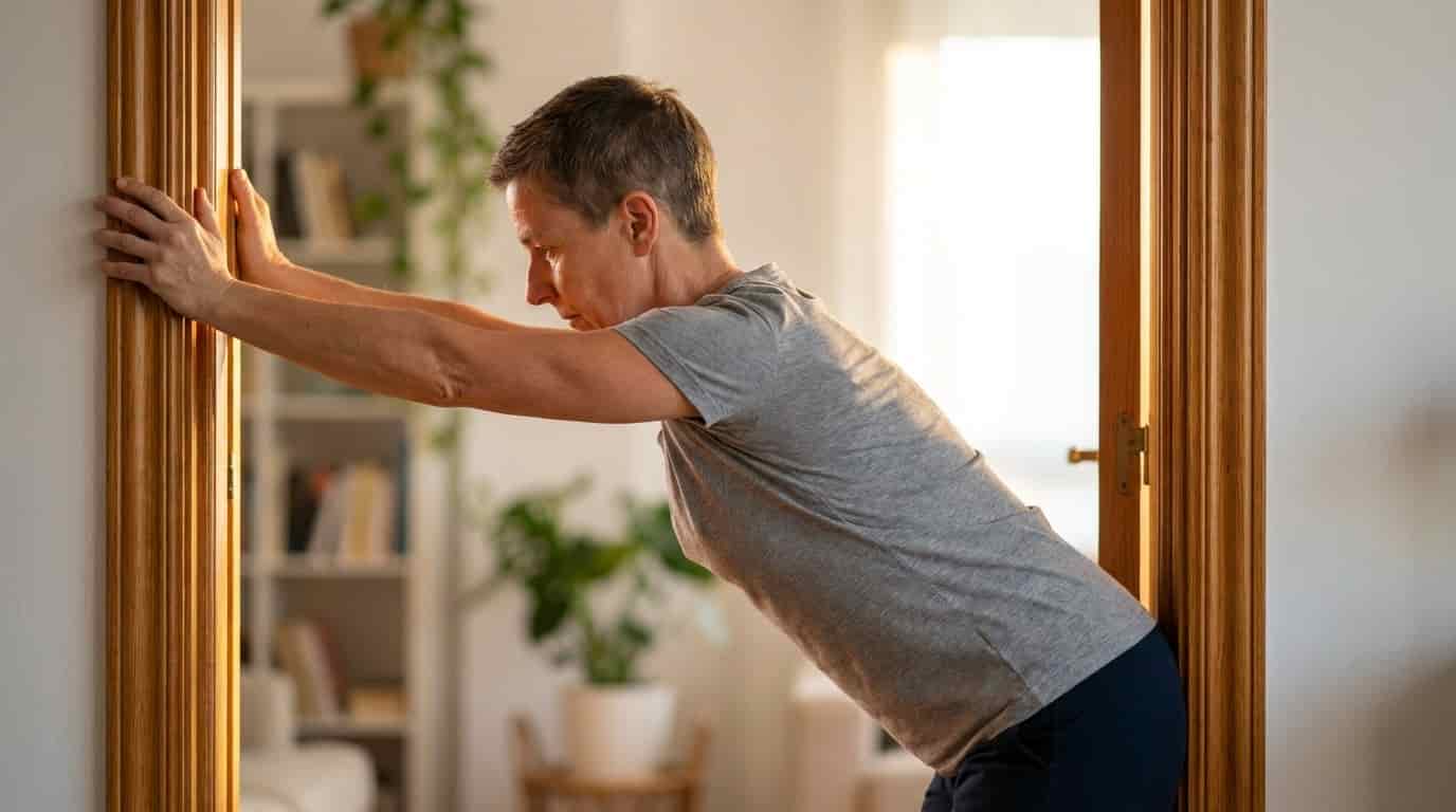 Body image for Většina lidí vidí jen obyčejný rám dveří. Pro vaše bolavá bedra je to ale ta nejúčinnější záchrana