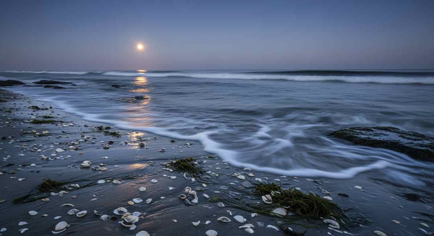 Body image for Vlny oceánu v rytmu Měsíce: Proč příliv mění váš spánek a nabíjí energii