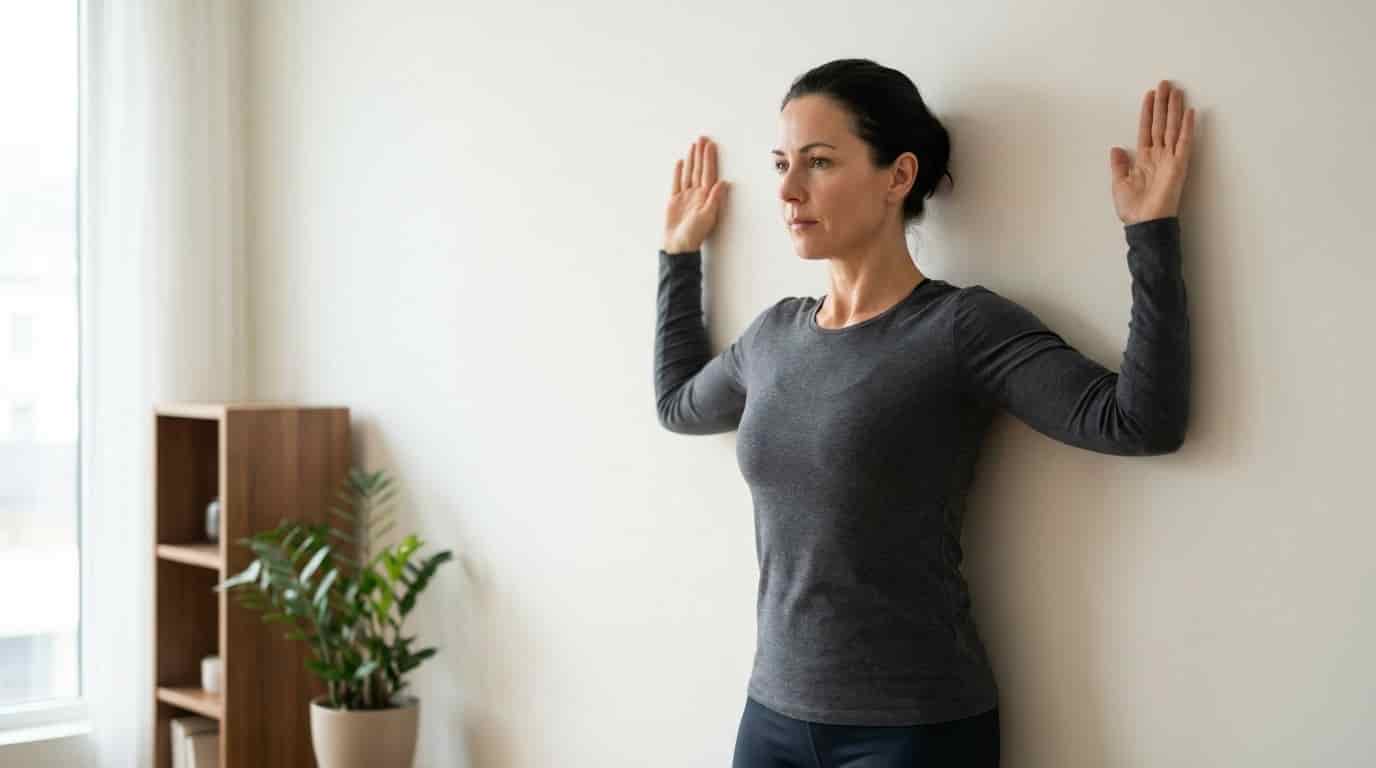 Vypadá to jako nevinná hra u zdi, ale vaše páteř zajásá. Stačí minuta a hrb se začne ztrácet