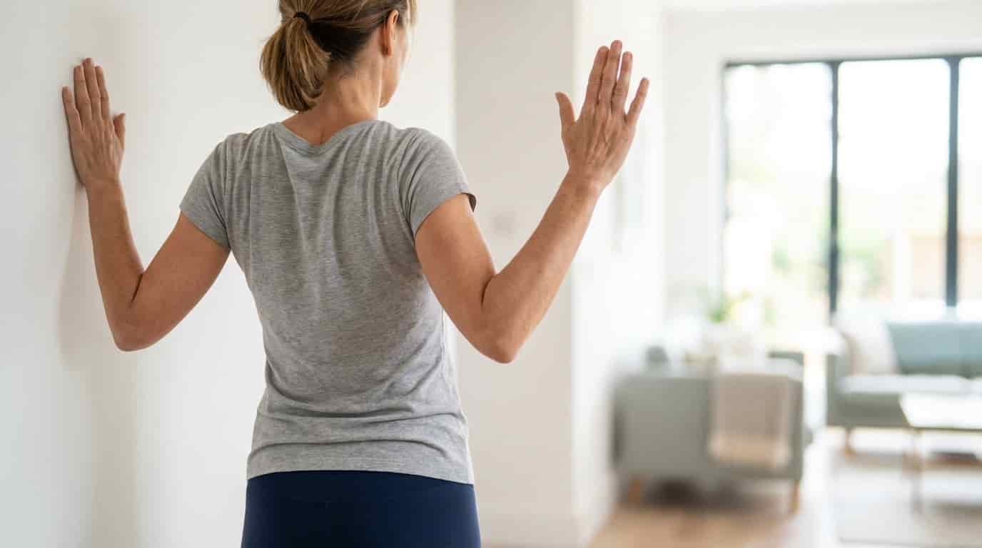 Body image for Vypadá to jako nevinná hra u zdi, ale vaše páteř zajásá. Stačí minuta a hrb se začne ztrácet