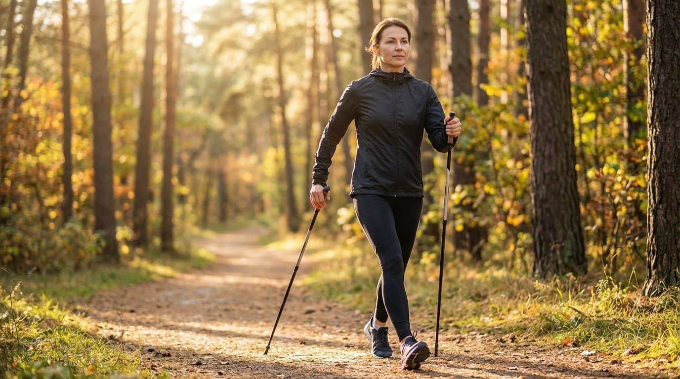 Zapojíte devadesát procent svalů, ale klouby si budou libovat. Finský vynález, který mění obyčejnou chůzi v nejzdravější pohyb světa