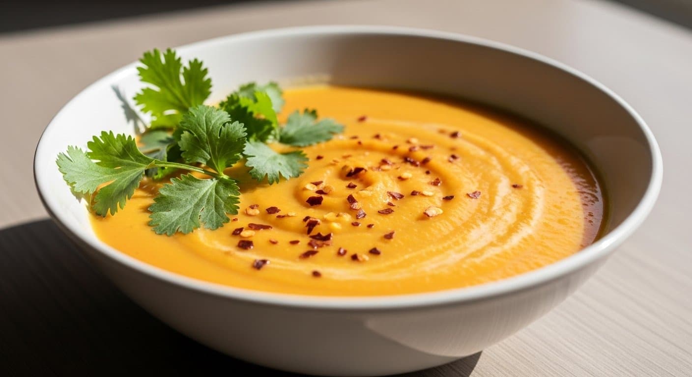 Zlatý Elixír pro Tělo i Duši: Hřejivá Mrkvovo-Čočková Polévka s Kuriózním Šmrncem