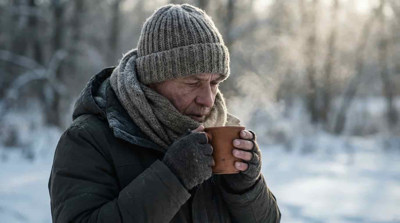 Zvyk, který nás má v mrazech zachránit. Ve skutečnosti je to nejrychlejší cesta, jak přijít o tělesné teplo
