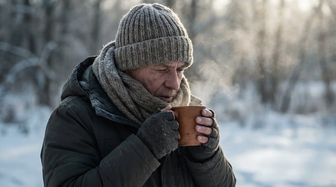 Zvyk, který nás má v mrazech zachránit. Ve skutečnosti je to nejrychlejší cesta, jak přijít o tělesné teplo